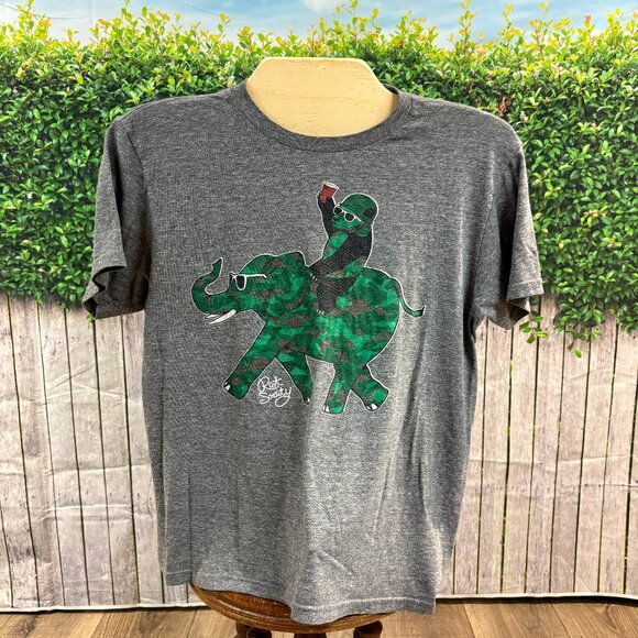 Riot Society Mens Elephant Cotton Blend T-Shirt Size Large (SKU: 33M) - Picture 1 of 6